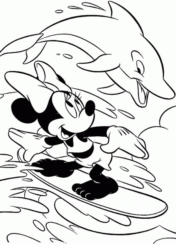 https://www.aquamobileswim.com/wp-content/uploads/2016/11/minnie-surfing-on-a-wave-with-a-dolphin-coloring-page.jpg AquaMobile Coloring Sheets