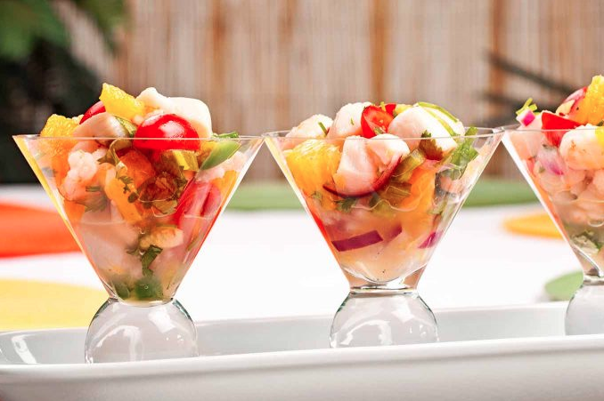 best summer recipes, summer recipes, ceviche in cups